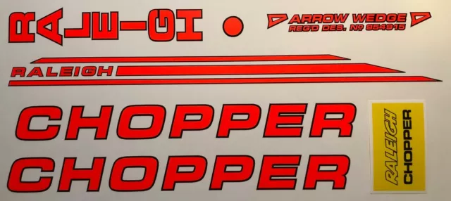 Raleigh chopper decals online