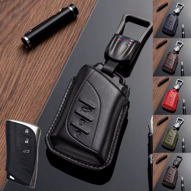 Real Leather Car Key Case Cover For Lexus UX200 LS500 LS500H LC500 LC500h ES300h