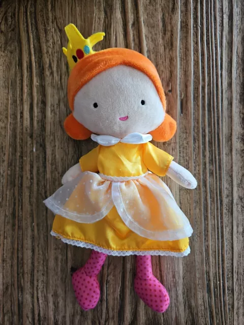 PRINCESS - Comforter Plush. 35cm Approx. The Manhattan Toy Company. Crown DOLL