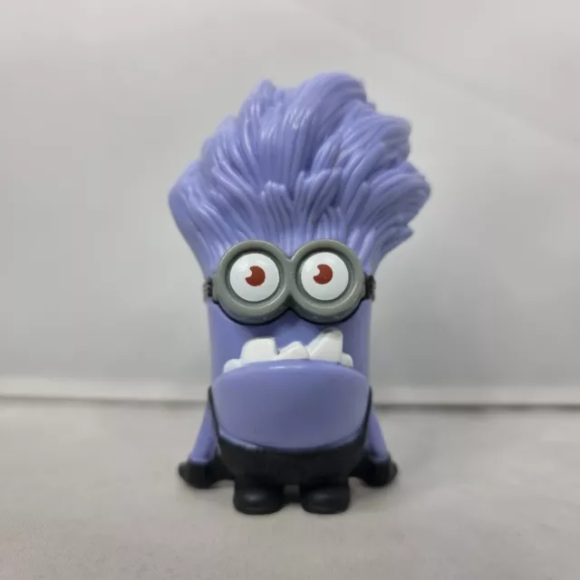 2013 McDonalds Despicable Me 2 Shocked Purple Evil Minion Happy Meal Figure Toy