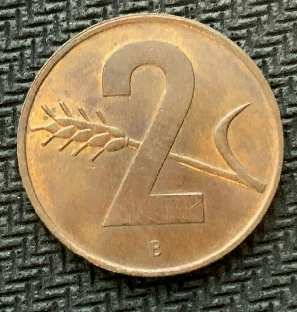 1958 Switzerland 2 Rappen Coin UNC High Grade B Mint #C857