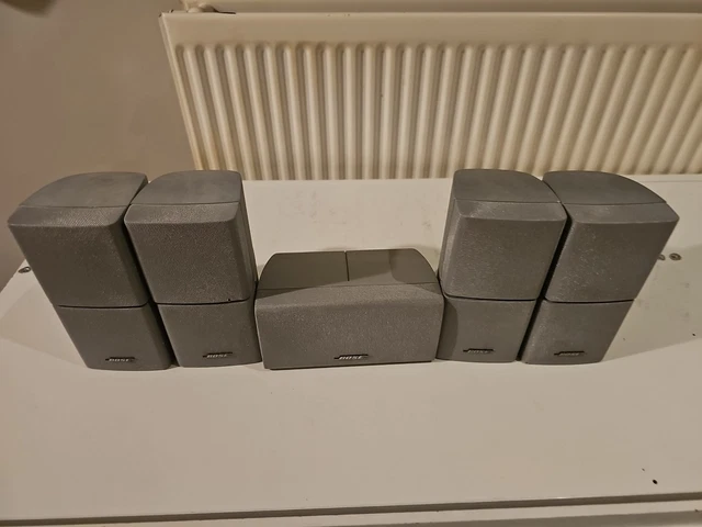 Paire D'enceintes Bose Double Cube Vintage 1ère Génération - Avec Câbles Acoustimass