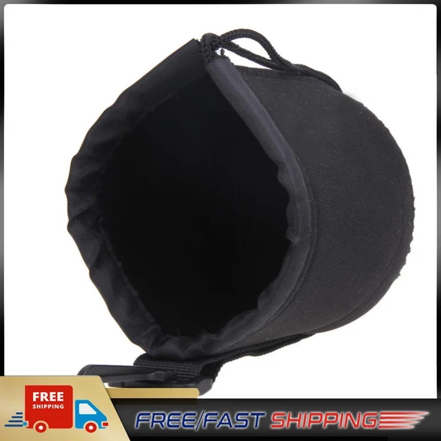 2PCS Universal Neoprene Waterproof Soft Pouch Bag Case for Video Camera Lens