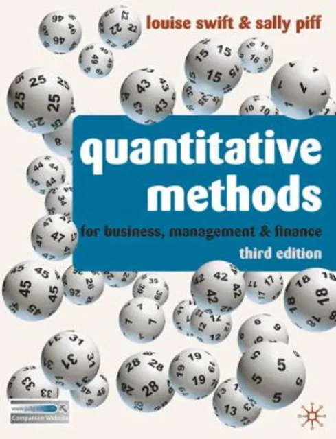 Quantitative Méthodes:Pour Business,Management Et Finance Papier