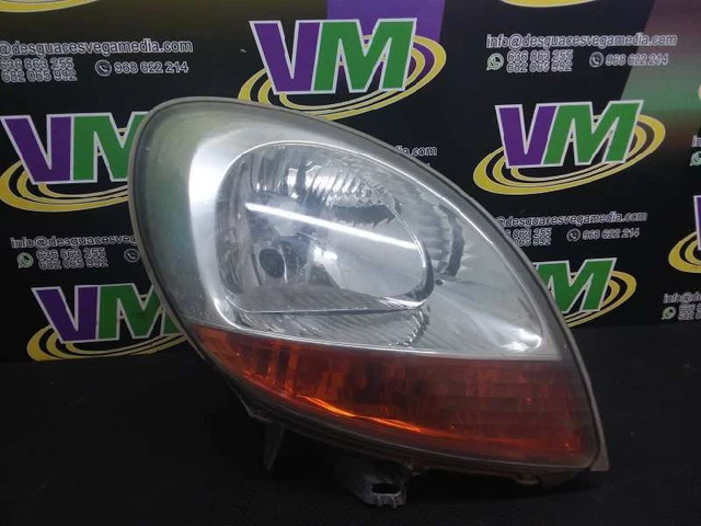 Phare Avant Droit Et Gauche Halogène Pour Renault Kangoo 2008, Certifié OE, TYC