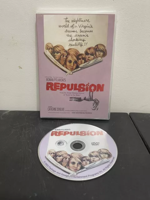 Repulsion Horror DVD Roman Polanski’s Deneuve Nightmare Virgin Girls Slasher 🔪