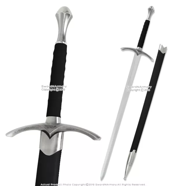 Medieval Chivalry Crusader Knights Sword Black Knight Collection LARP