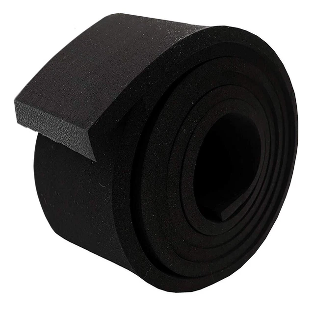 Foam Strip Roll by Dualplex, 2" Wide x 10' Long x 1/4" Thick, Weather Seal High