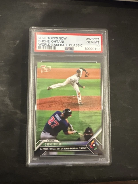 PSA 10 GEM MINT 大谷翔平 TOPPS NOW WBC-71 2023 TOPPS NOW WBC71 SHOHEI OHTANI TEAM JAPAN PSA 10 GEM