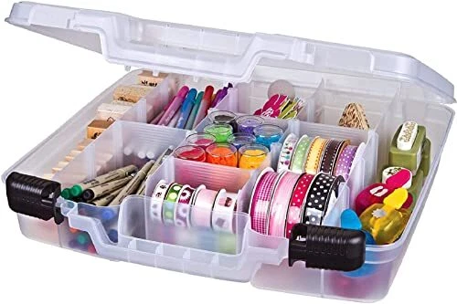 Quick View Deep Base Carrying Case - Portable Art Storage Box