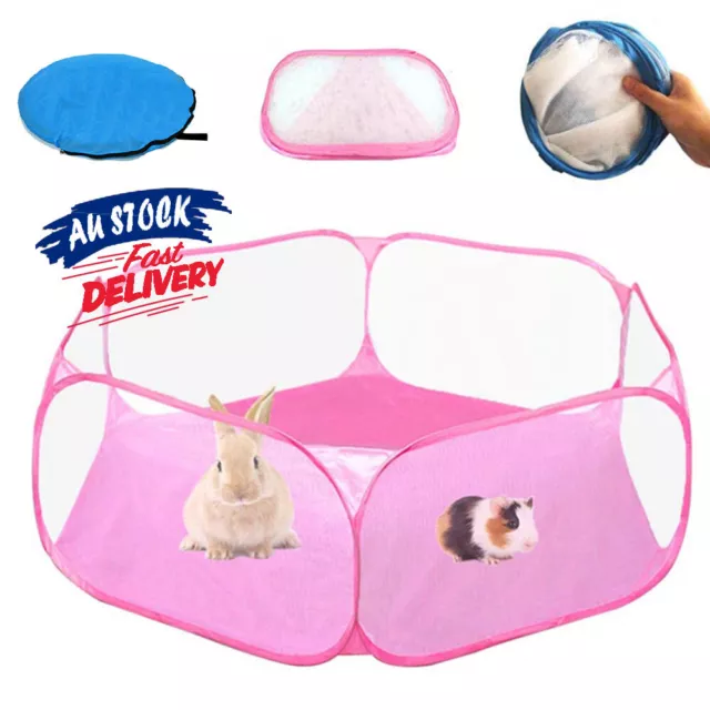 Puppy Pet Playpen Exercise Dog Cat Rabbit Guinea Pig Run Cage Play Pen Foldable