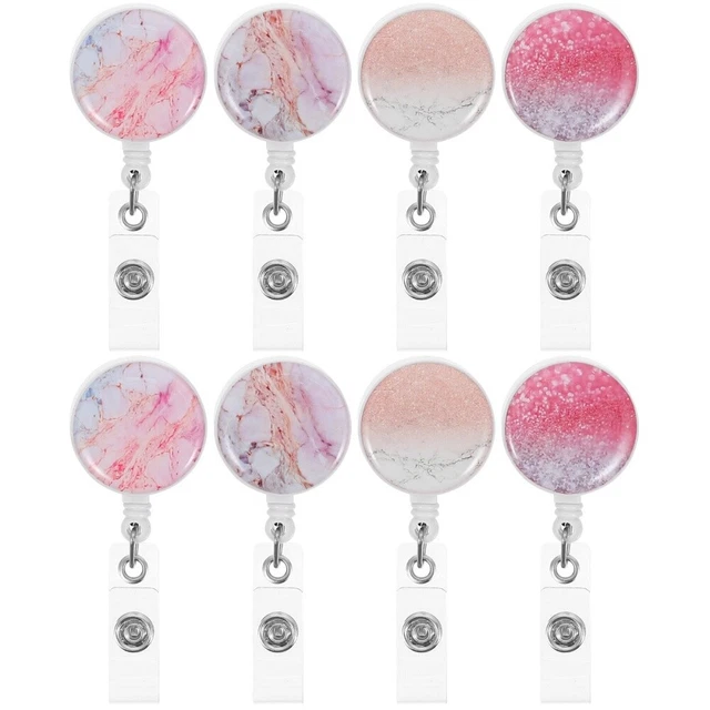 8 pz clip nome tag morsetto distintivo clip a scomparsa per fissaggio display