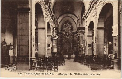 CPA Besancon interieur de l'eglise st maurice France (1098848)