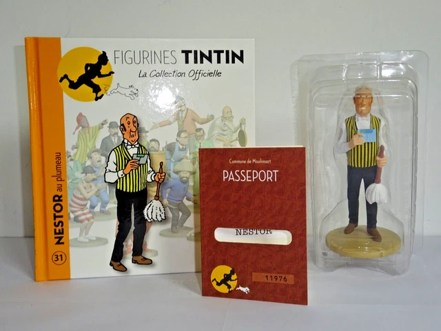 FIGURINE NESTOR HALAMBIQUE - TINTIN La Collection officielle n°87