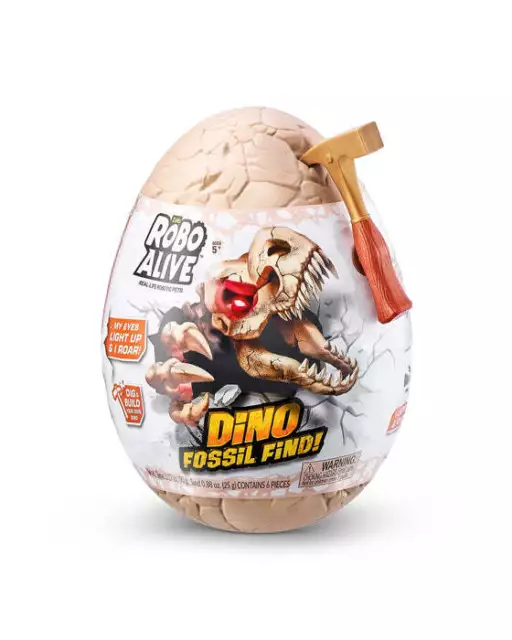 Zuru Robo Alive Dino Fossil Find Kids Surpise Egg