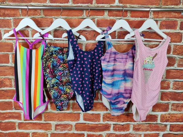 GIRLS BUNDLE AGE 8-9 YEARS NEXT GEORGE etc SWIMSUIT SET SUMMER BEACH KIDS 134CM