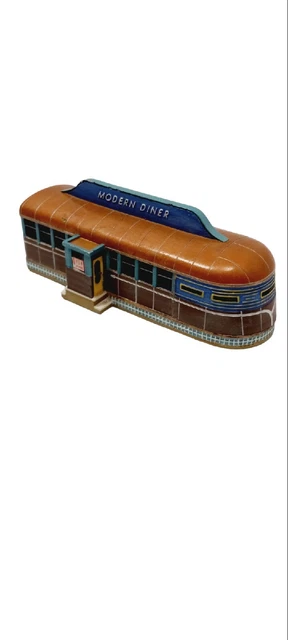 MODERN DINER Streamlined Locomotive Train Design Lefton Roadside USA 1993 MIB