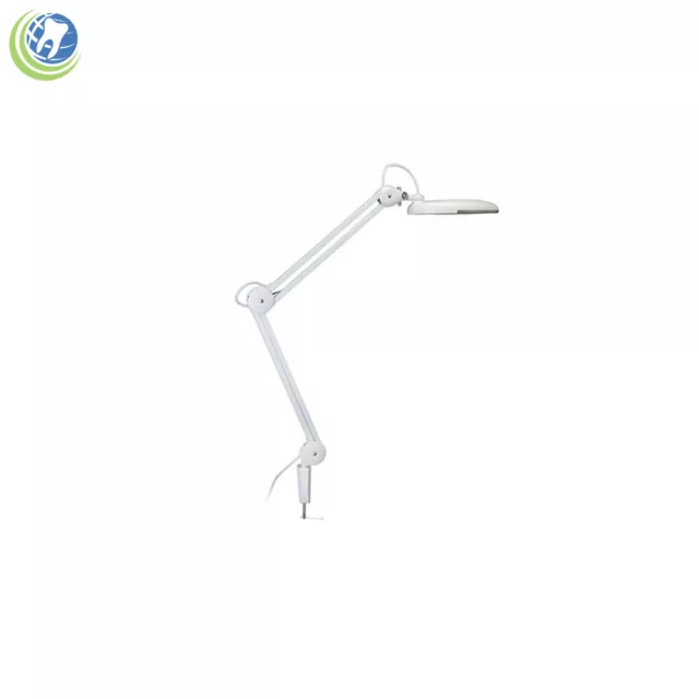 Magnifier Swing Arm Lamp w/ Bench Clamp Magnifying Inspection Light Adjustable