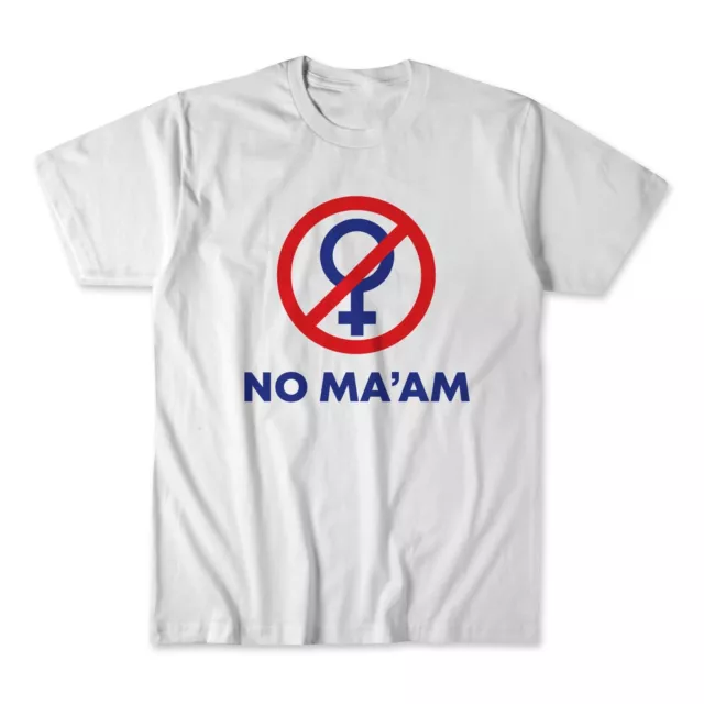 No Maam Vintage Funny TV Show Shirt Retro Gifts