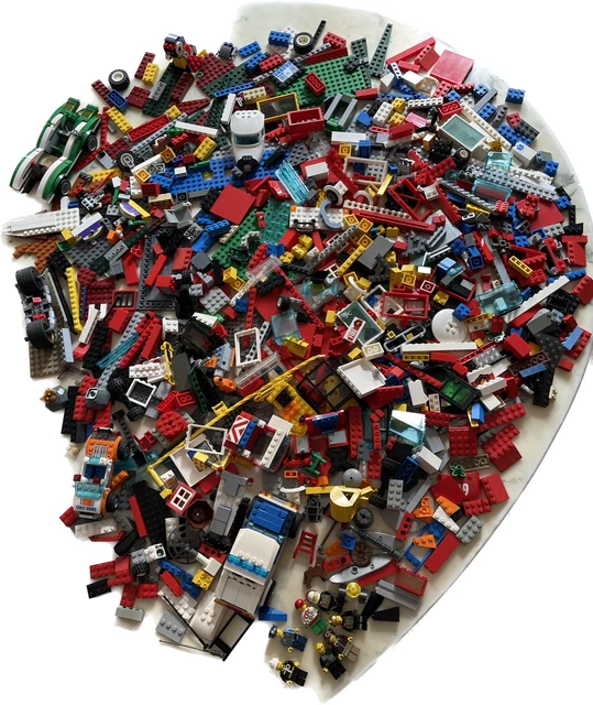 Gros Lot De Pieces Lego En Vrac City Police Pompier Technic Star Wars Batman + +