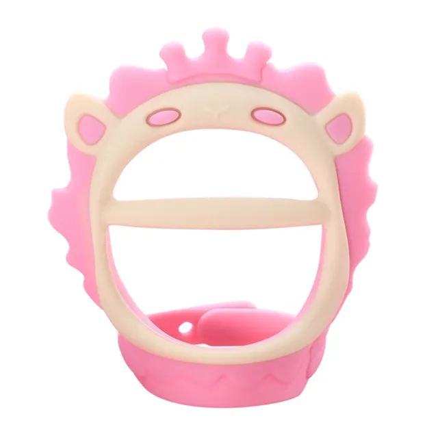 Teether Toy Burr-free Bite Resistant Infant Baby Bracelet Teether Silicone