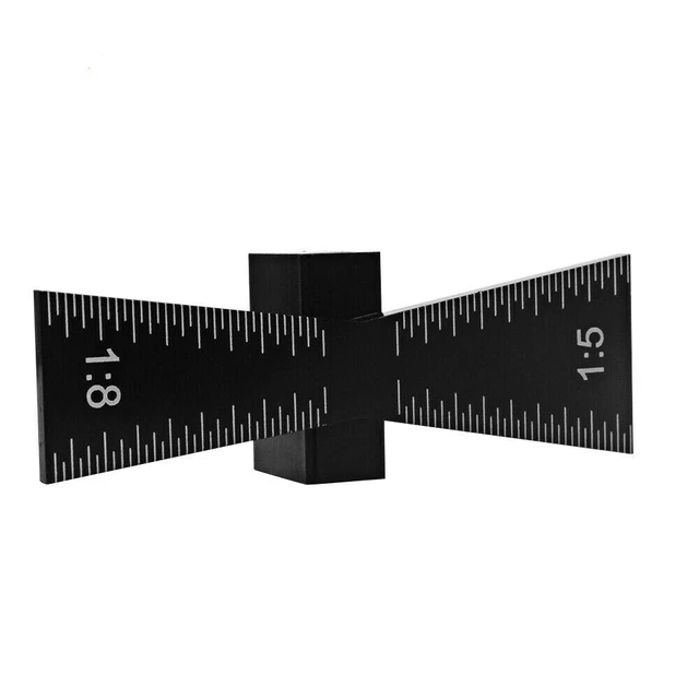 Attrezzo Dovetail Pennarello 64x18mm Equipment Lega Acciaio Jig Guida Calibro