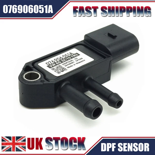 DPF DIESEL PARTICULATE FILTER DIFFERENTIAL PRESSURE SENSOR For AUDI