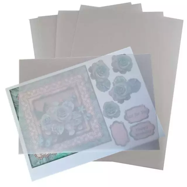 A4 Curious Translucent Clear Heavy Duty Card 375gsm