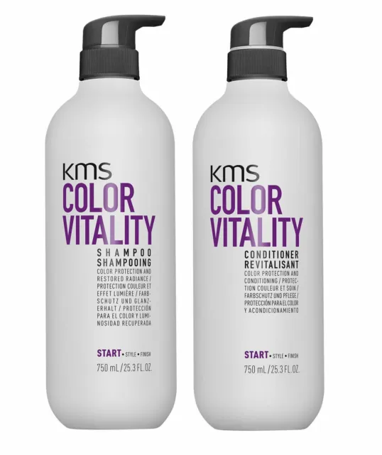 KMS COLORVITALITY Shampoo and Conditioner 750 ml / 25.3 oz Duo