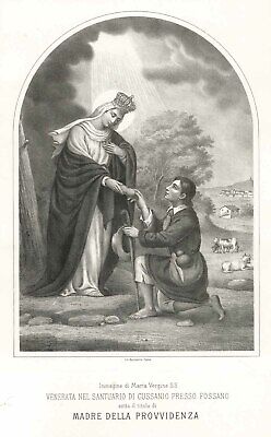 Imprimir Antigua Imagen de Maria Virgen S. S. Venera En Santuario De Cussanio