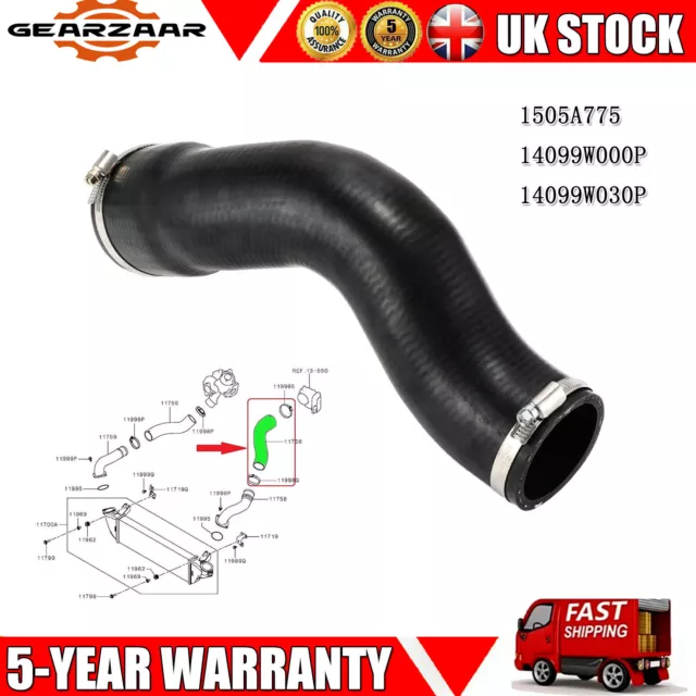 FITS MITSUBISHI L200 2.4 DI-D II  L200 2.4 DI-D Air Intake Turbo Hose 1505A775