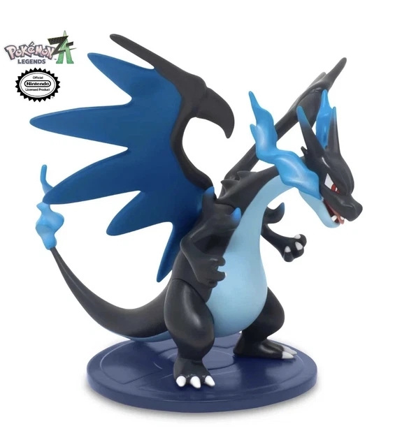 POKÉMON LEGENDS Z-A Mega Charizard X Evolution Figure Nintendo Official ...
