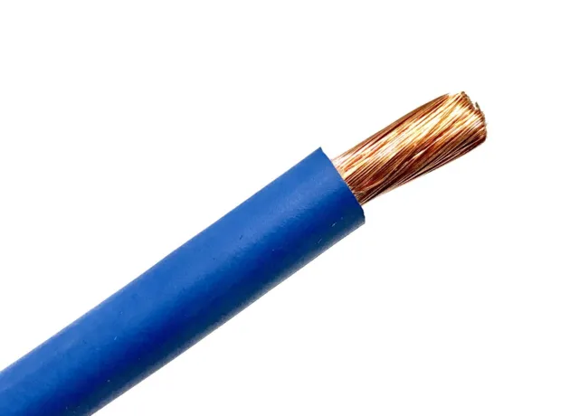 20 FT BLUE 6 Gauge AWG Welding Lead Battery Cable Copper Wire MADE IN USA