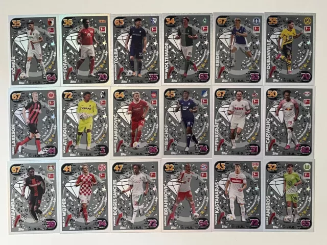 Topps Match Attax Bundesliga 2023/2024  ROHDIAMANTEN aussuchen Normal & Parallel