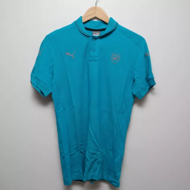 Polo Shirt Uomo Arsenal FC Medium - Polo Turchese Puma Capri - Campione