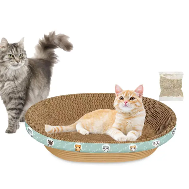Chat Scratcher Cat Scratching Board Lounge Bed Cat Scratch Pad pour Chats