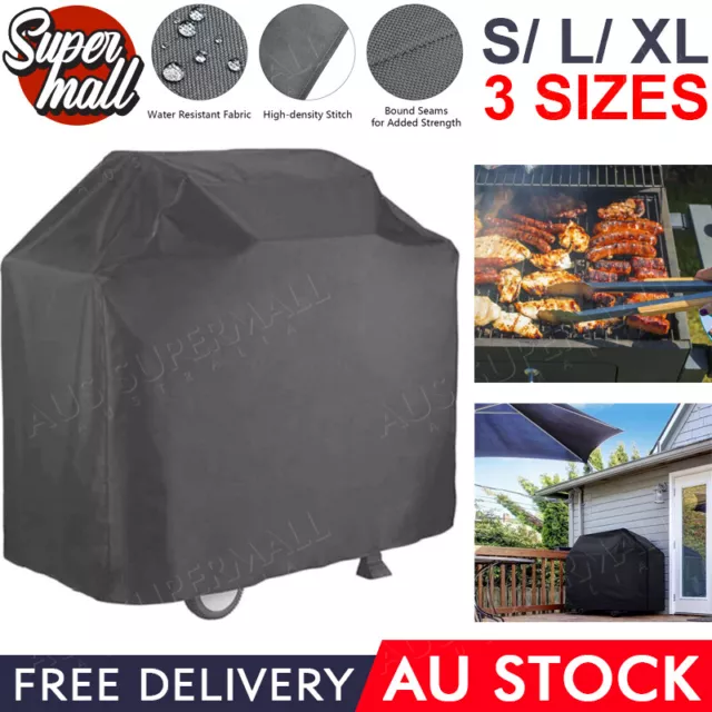 BBQ Cover Waterproof Gas Charcoal Barbecue Grill Protector Outdoor Garden S/L/XL