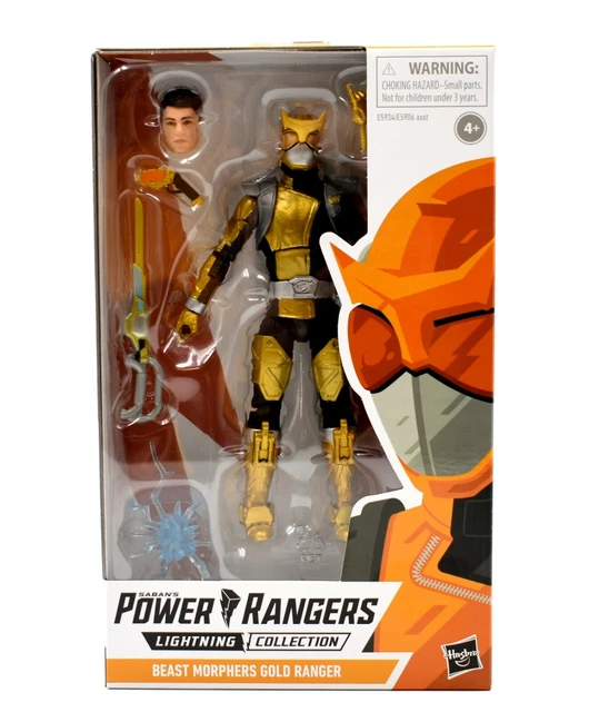 Lightning Collection Gold Ranger POWER RANGERS LIGHTNING Collection - Beast Morphers Gold Ranger Action ...
