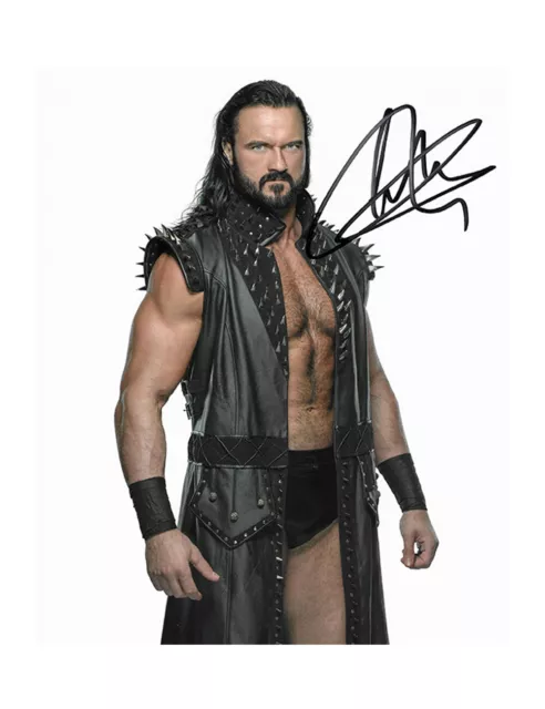 Drew McIntyre WWE RAW Autograph 100% Authentic comes with COA