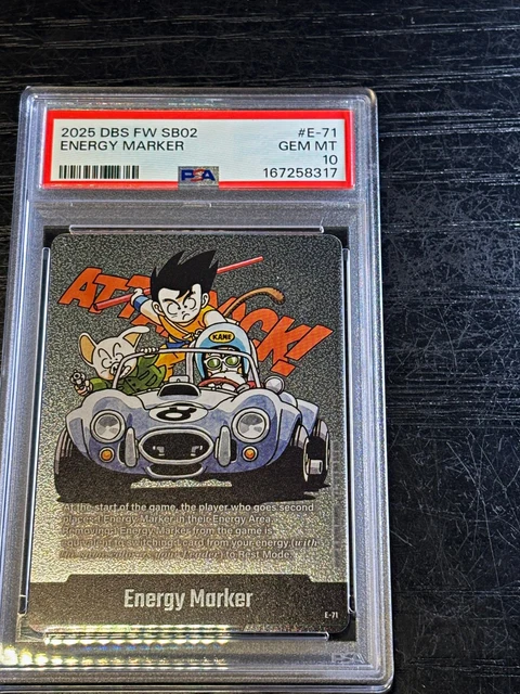 PSA10 E-100 ENERGY Marker Dragon Ball FW $516.58 - PicClick CA