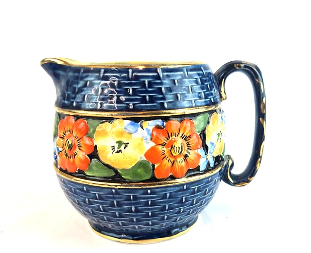 Royal Winton Grimwades RARE Pattern Creamer Floral Vintage 4 1/4"