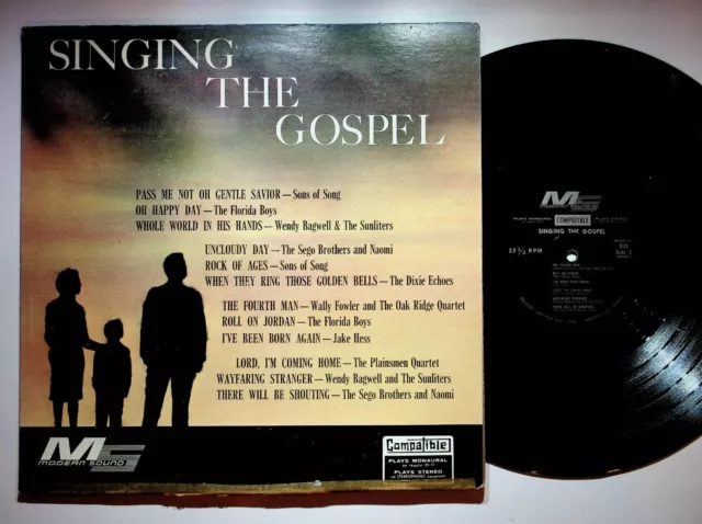 Singing The Gospel Modern Sound Christian Various Artists Vinyl LP Record