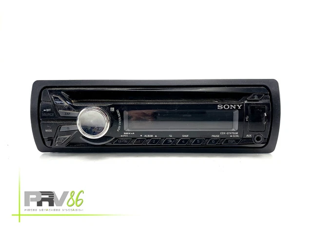 Autoradio SONY CDX-GT470UM USB Peugeot 206 1.9D XR 5 Portes / 4-430-549-02