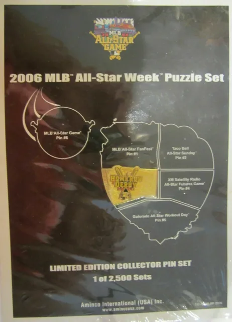 MLB Pittsburgh All-Star Week Puzzle Pin Tac #3 Home Run Derby RARE NEW 2006