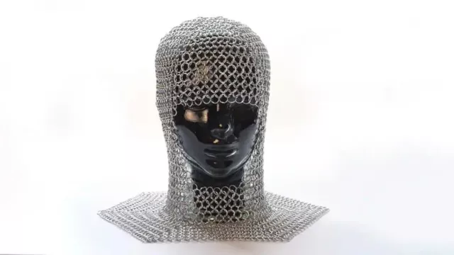 Chain mail coif Butted aluminium coif 10 mm 16 Gauge Cosplay, Halloween Gift