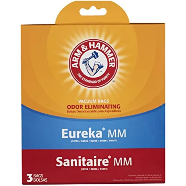 Arm & Hammer Eureka/Sanitaire Style MM Standard Allergen Vacuum Bag (3 Pack)