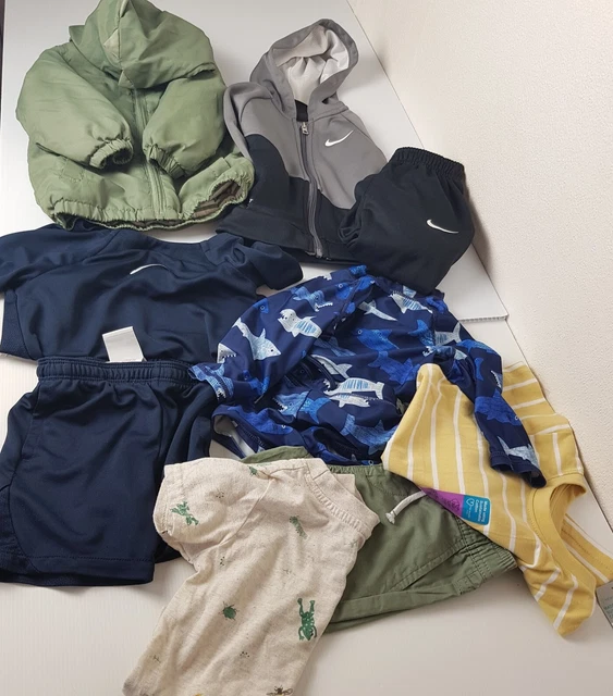 BOYS 12-18mth 7 Item Clothing Bundle Various Brands Vgc