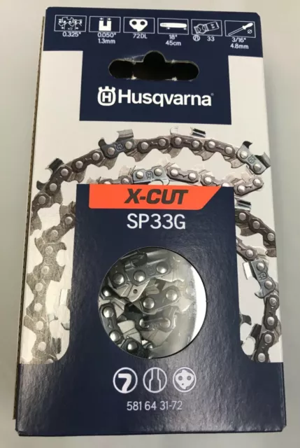 Husqvarna Chainsaw Chain 18" SP33G 72DL .325  050 Pixel  440, 435, 445, 450 etc