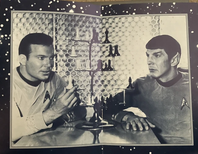 Original Franklin Mint Star Trek Tridimensional Chess Set 1994 Ltd Ed Rare & New