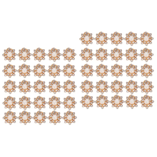 Hand Decor Tiny Snowflake Buttons Snowflake Drill Buckle Multifunction